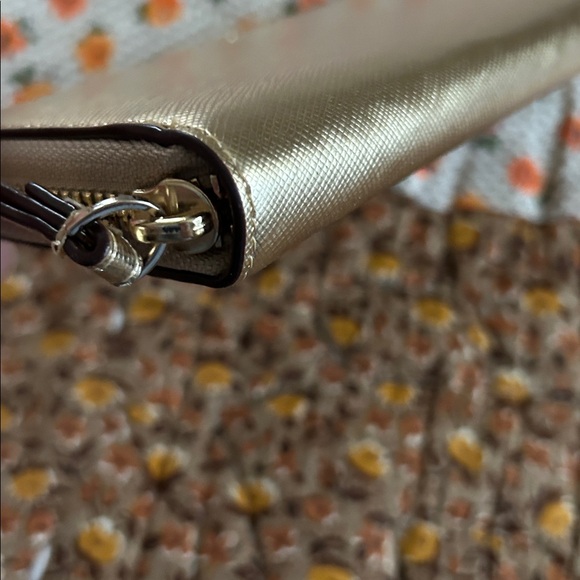 Kate Spade Metallic Gold Wallet/Clutch - Picture 6 of 15